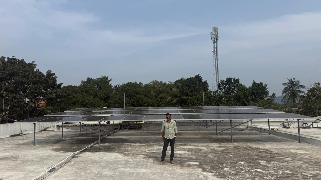 Rooftop Solar Project with Managing Director Mr. Santhosh Kumar